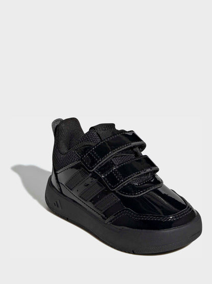 adidas Patent Black Hook and Loop Tensaur Sport 3.0 Infant Trainers image 4