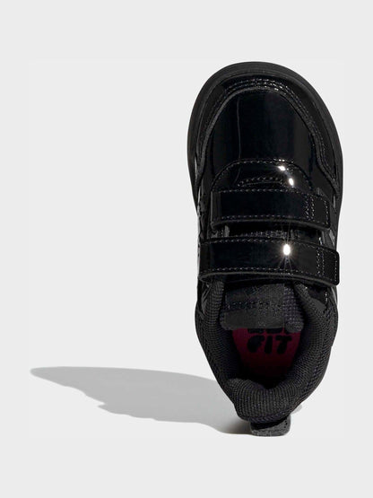 adidas Patent Black Hook and Loop Tensaur Sport 3.0 Infant Trainers image 7