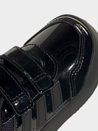 adidas Patent Black Hook and Loop Tensaur Sport 3.0 Infant Trainers image 9