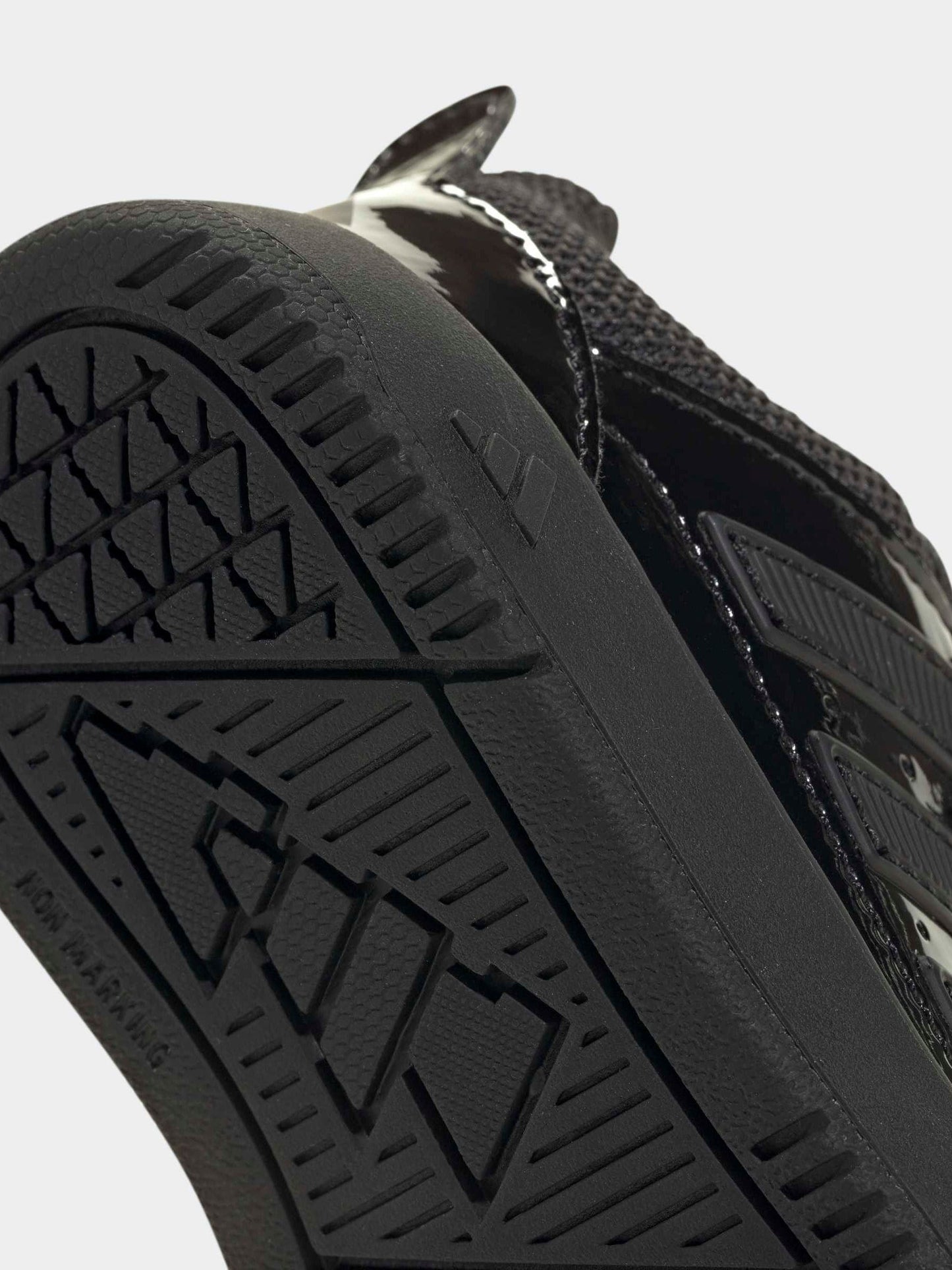 adidas Patent Black Hook and Loop Tensaur Sport 3.0 Infant Trainers image 10
