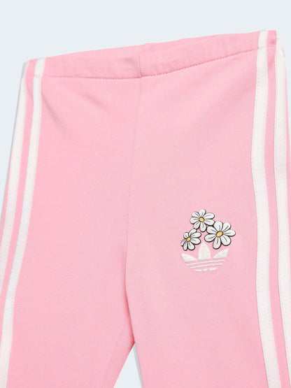 adidas Originals Pink Disney Alice in Wonderland Sweatshirt and Flare Leggings Infant Set image 5