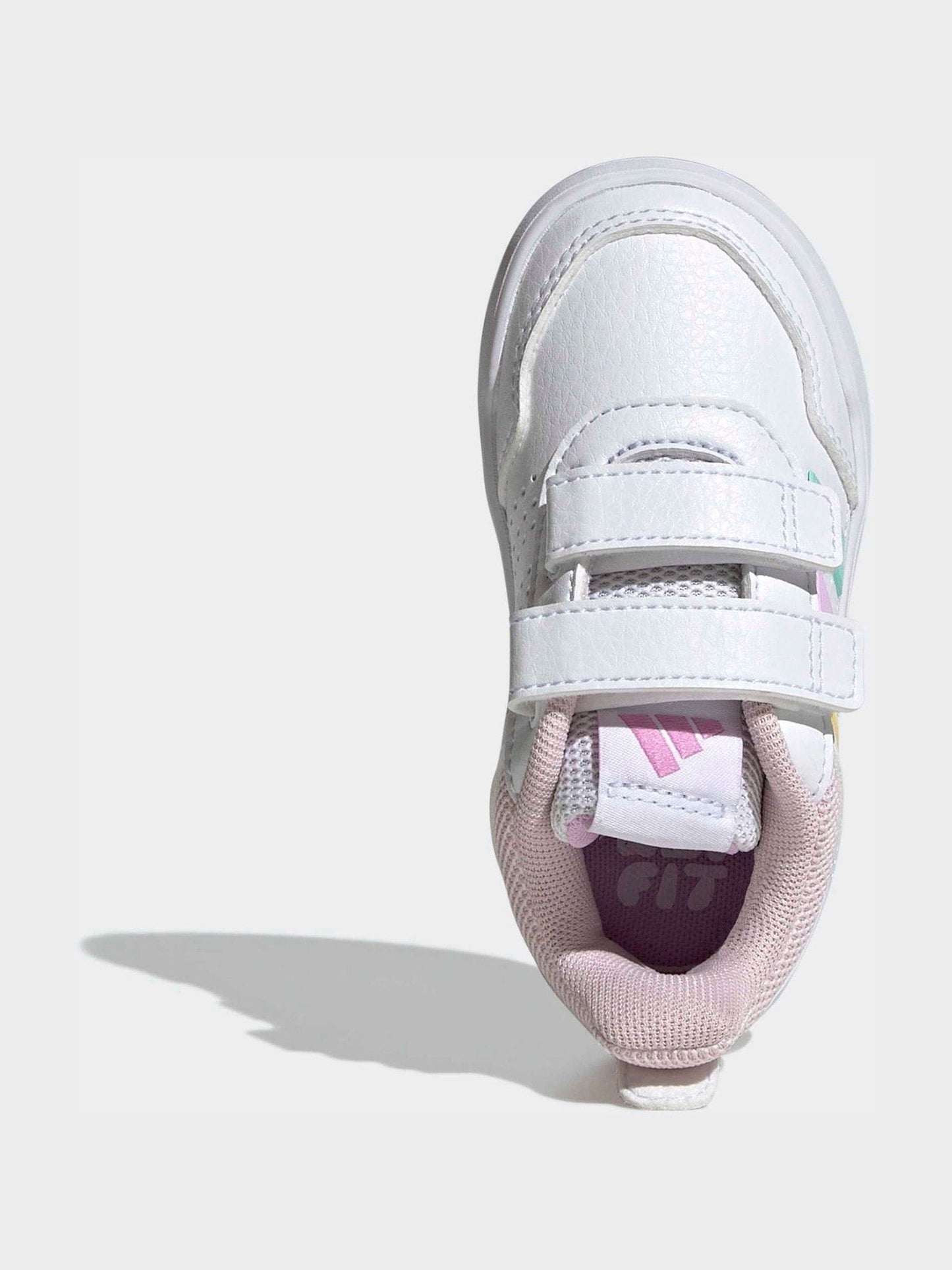 adidas White/Multi Hook and Loop Tensaur Sport 3.0 Infant Trainers image 6