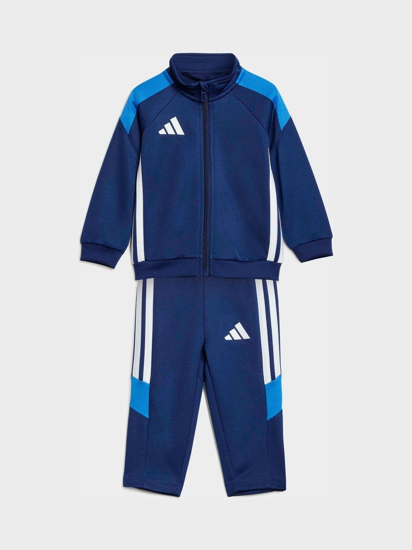 adidas Blue Tiro Essentials Infant Tracksuit Set image 1