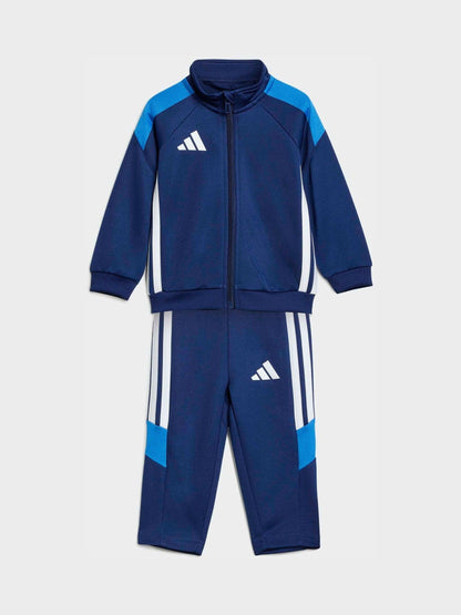 adidas Blue Tiro Essentials Infant Tracksuit Set image 1