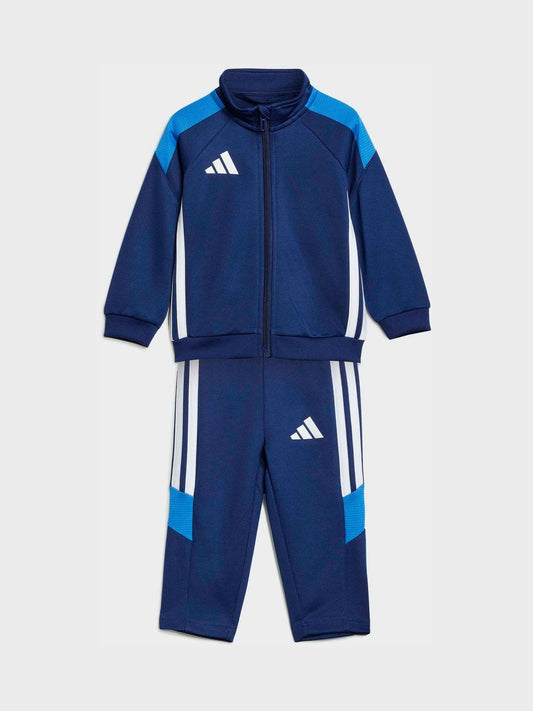 adidas Blue Tiro Essentials Infant Tracksuit Set image 1