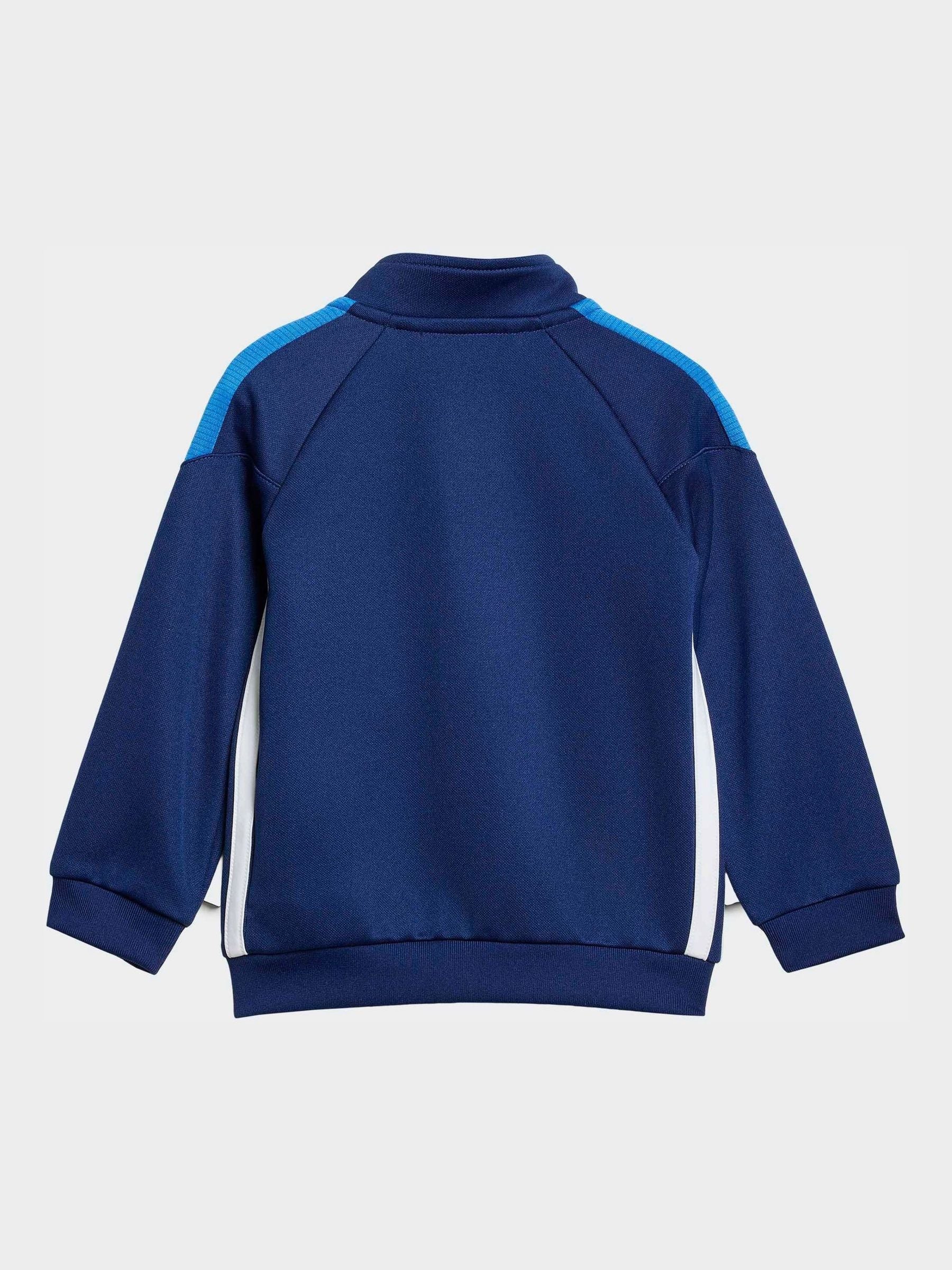 adidas Blue Tiro Essentials Infant Tracksuit Set image 3