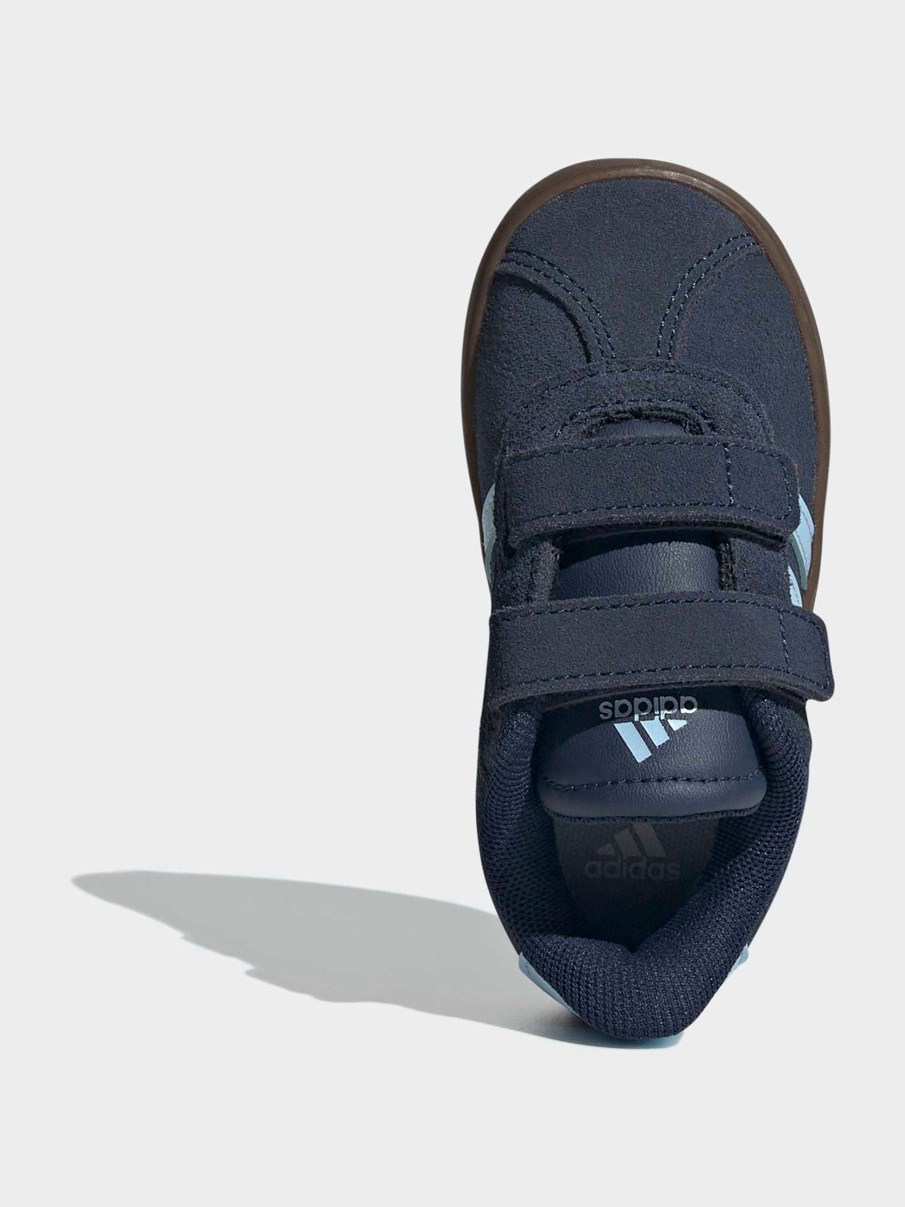 adidas Navy Blue VL Court 3.0 Hook and Loop Infant Trainers image 6