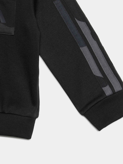 adidas Black Ground Essentials Camo Fleece Infant Kids Sweatshirt & Joggers Set image 6