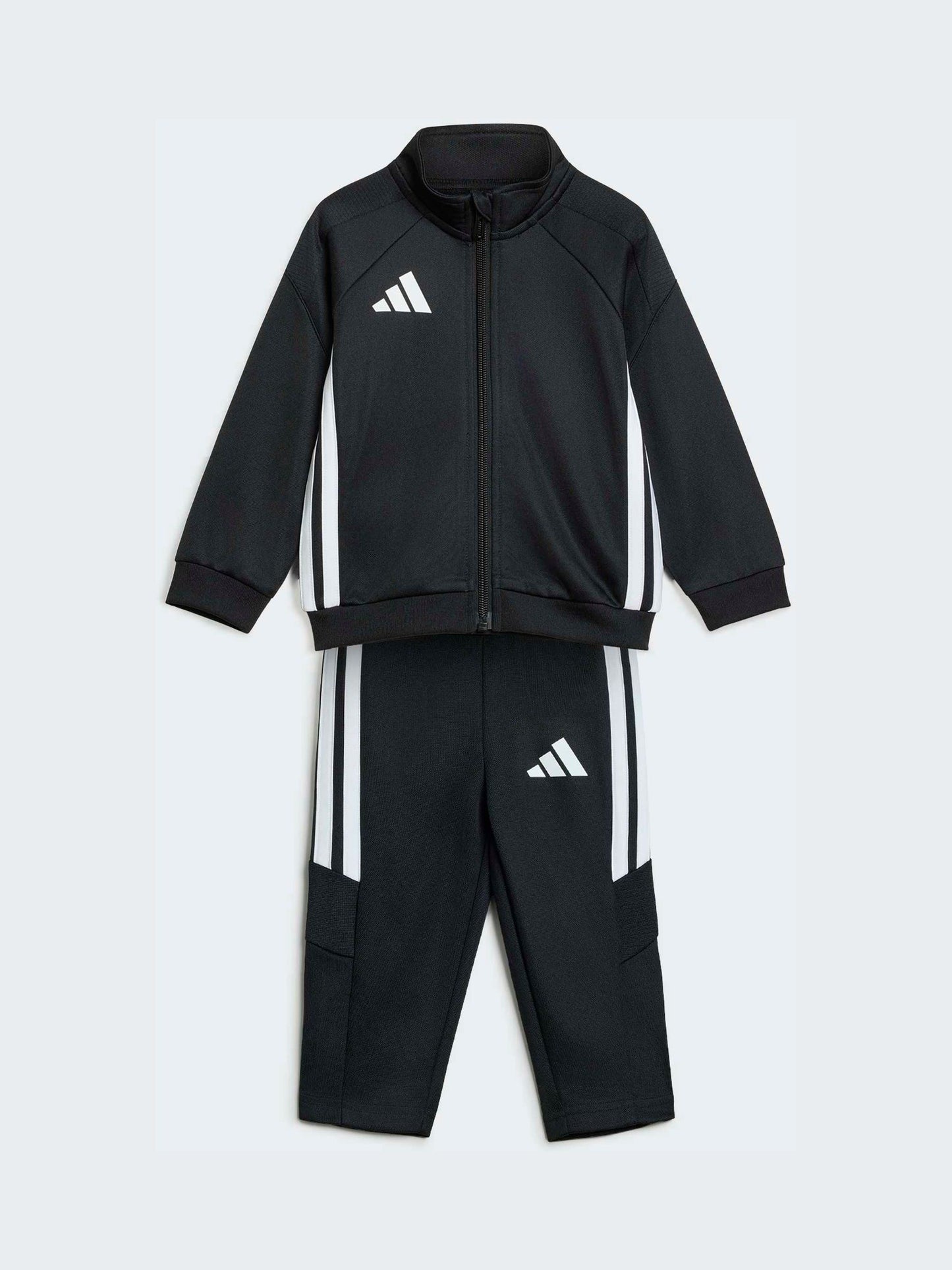 adidas Black Tiro Essentials Infant Tracksuit Set image 1