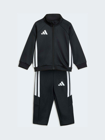 adidas Black Tiro Essentials Infant Tracksuit Set image 1