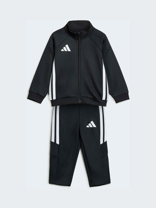 adidas Black Tiro Essentials Infant Tracksuit Set image 1