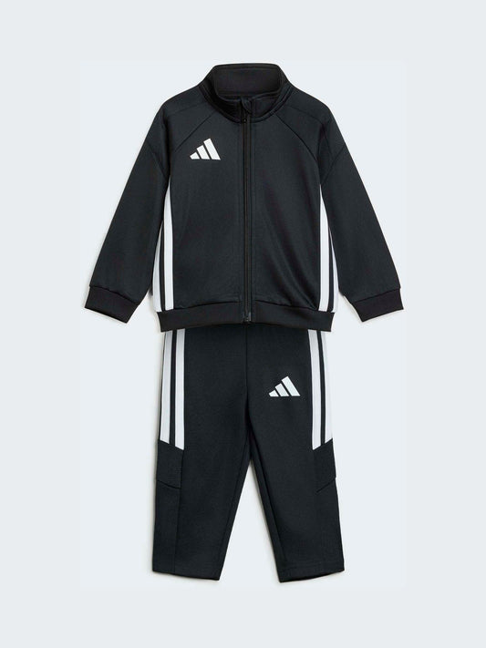 adidas Black Tiro Essentials Infant Tracksuit Set image 1