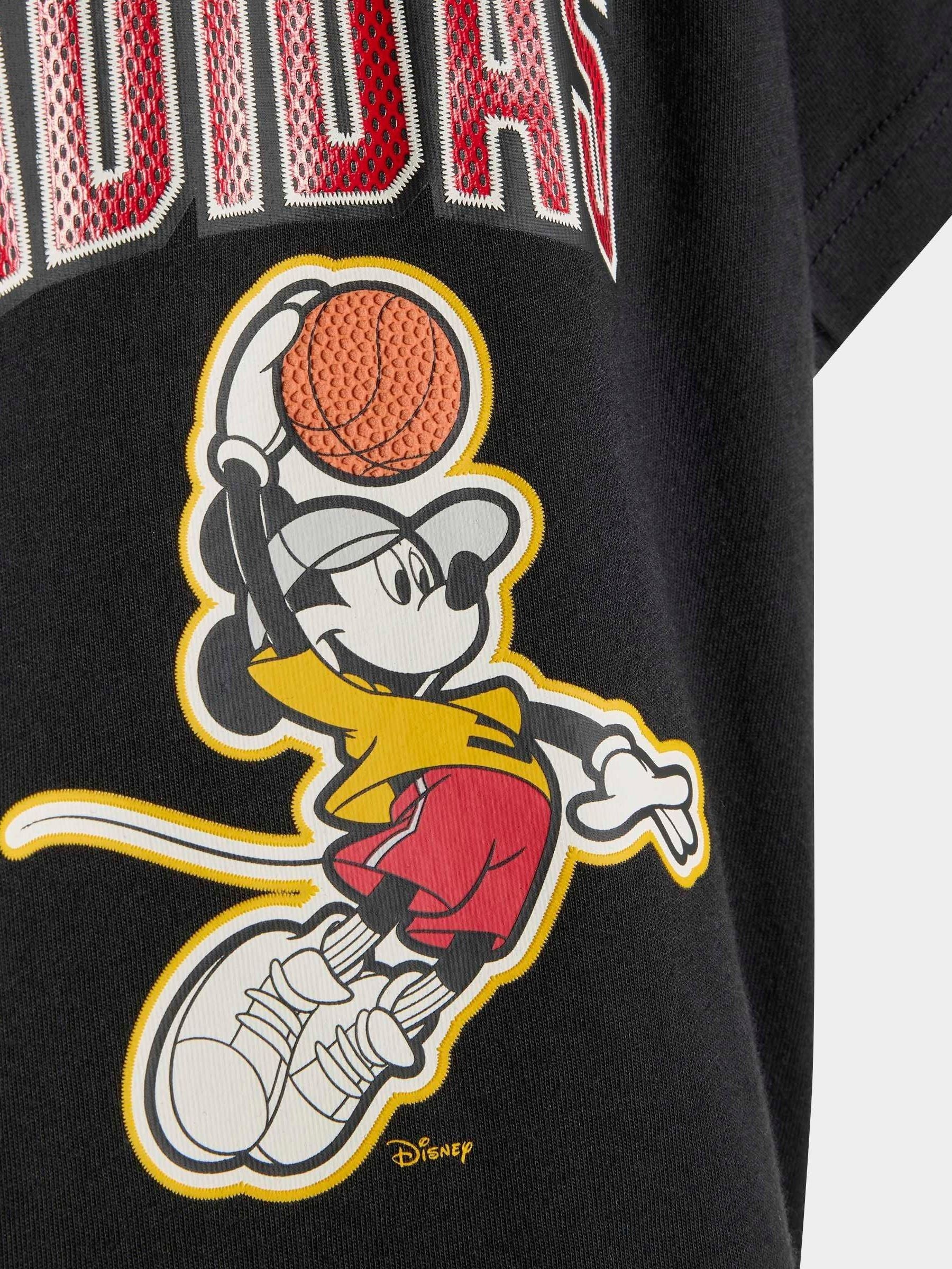 adidas Black Disney Mickey Mouse T-Shirt and Short Infant Set image 5
