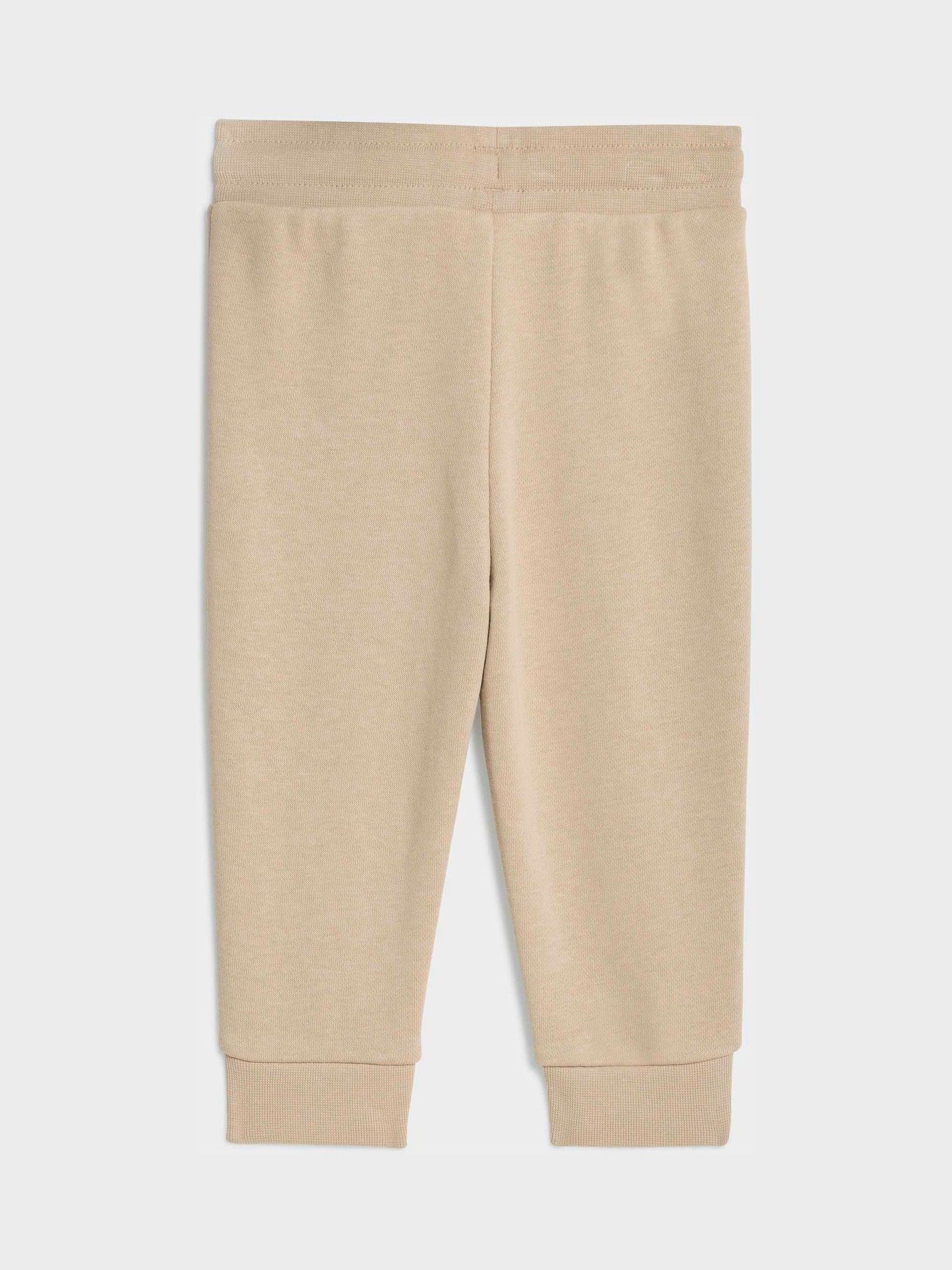 adidas Originals Brown Trefoil Hoodie and Jogger Infant Set image 4