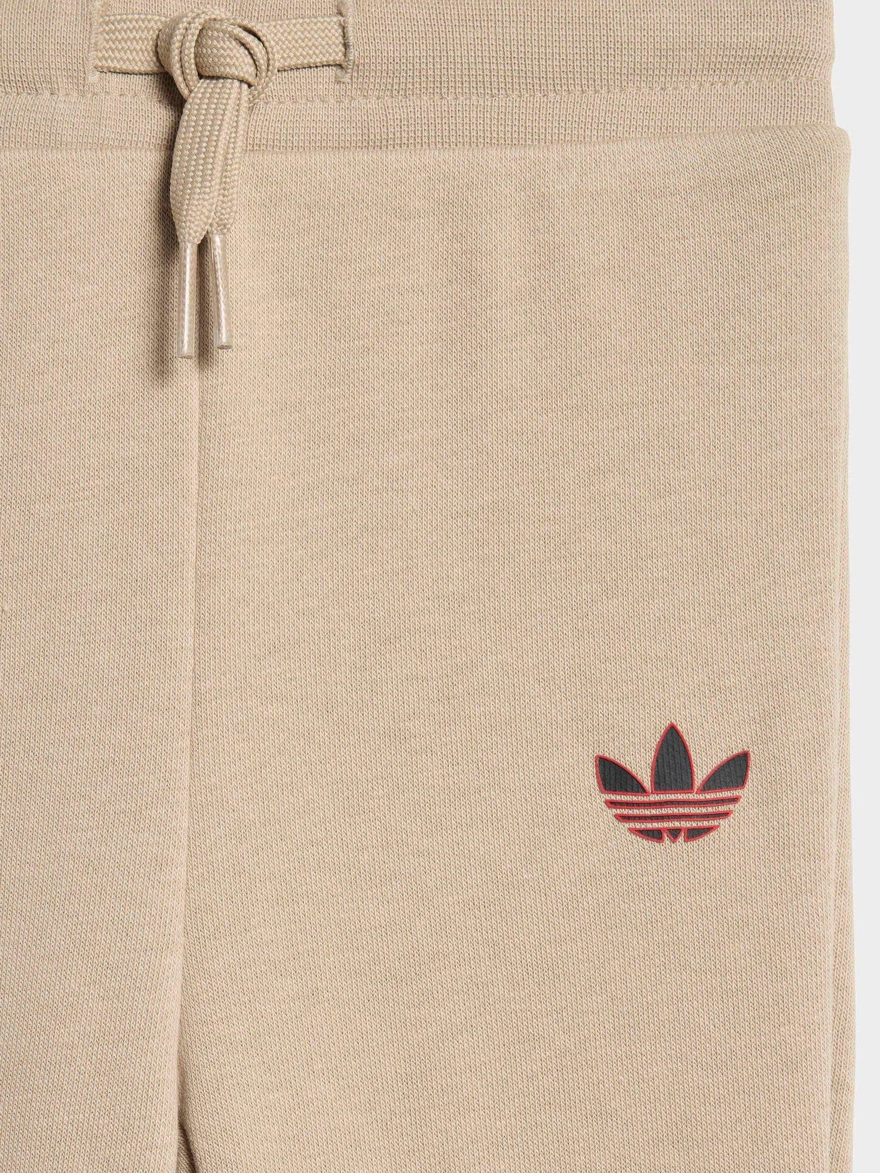 adidas Originals Brown Trefoil Hoodie and Jogger Infant Set image 6