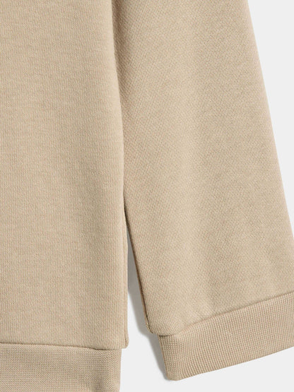 adidas Originals Brown Trefoil Hoodie and Jogger Infant Set image 7