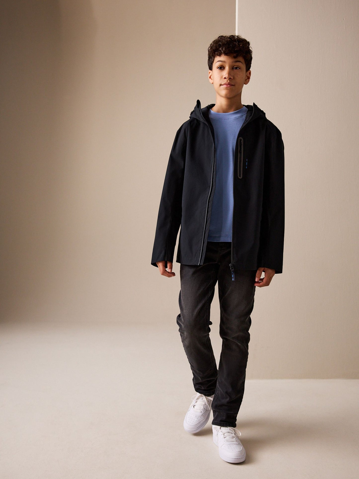 Dsiney Kidz - Black Waterproof Anorak Jacket (3-16yrs) image 3