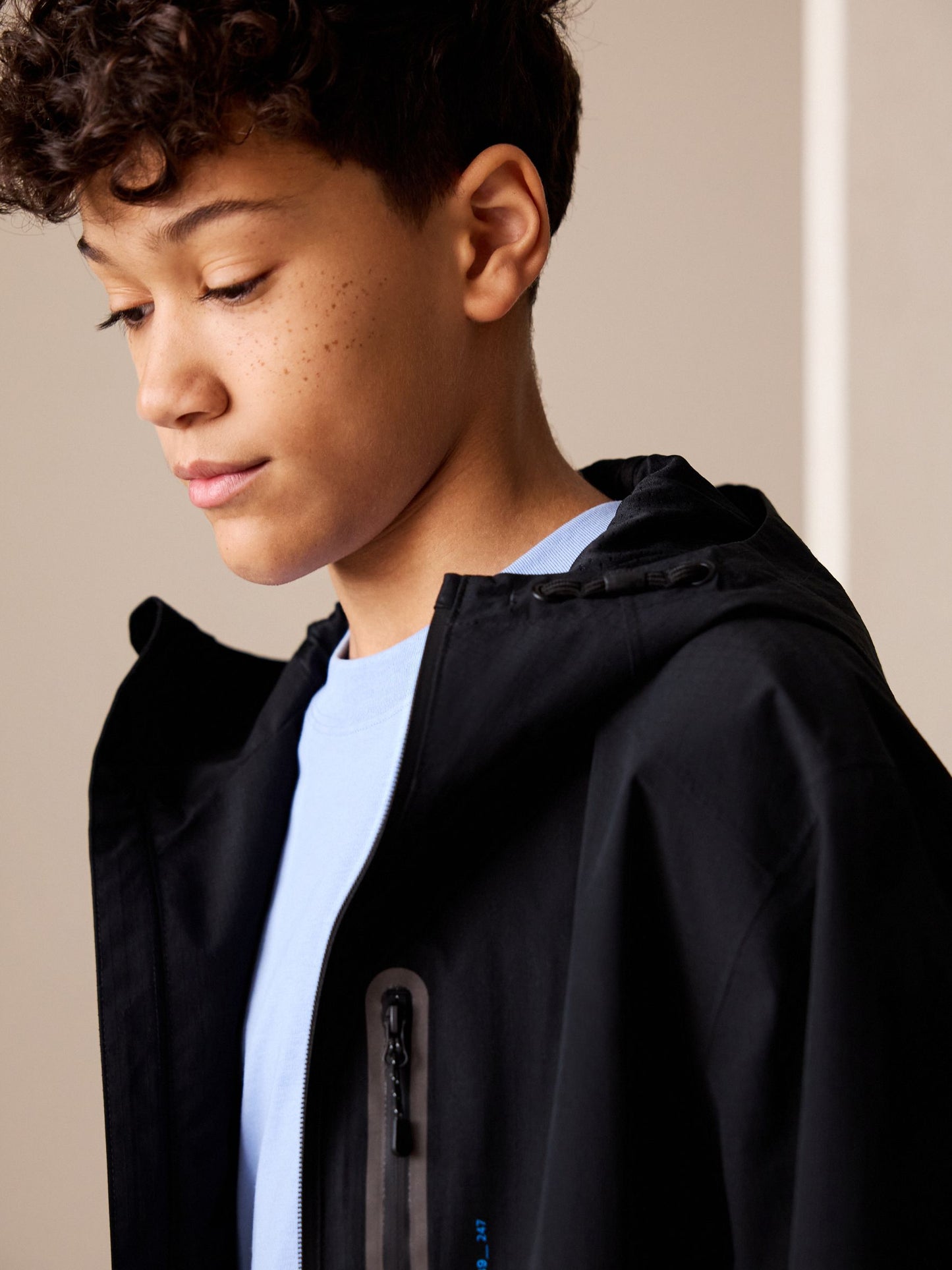 Dsiney Kidz - Black Waterproof Anorak Jacket (3-16yrs) image 5