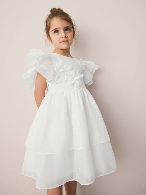 Dsiney Kidz - Laura Ashley Ivory Petal Flower Bridemaid Dress image 1