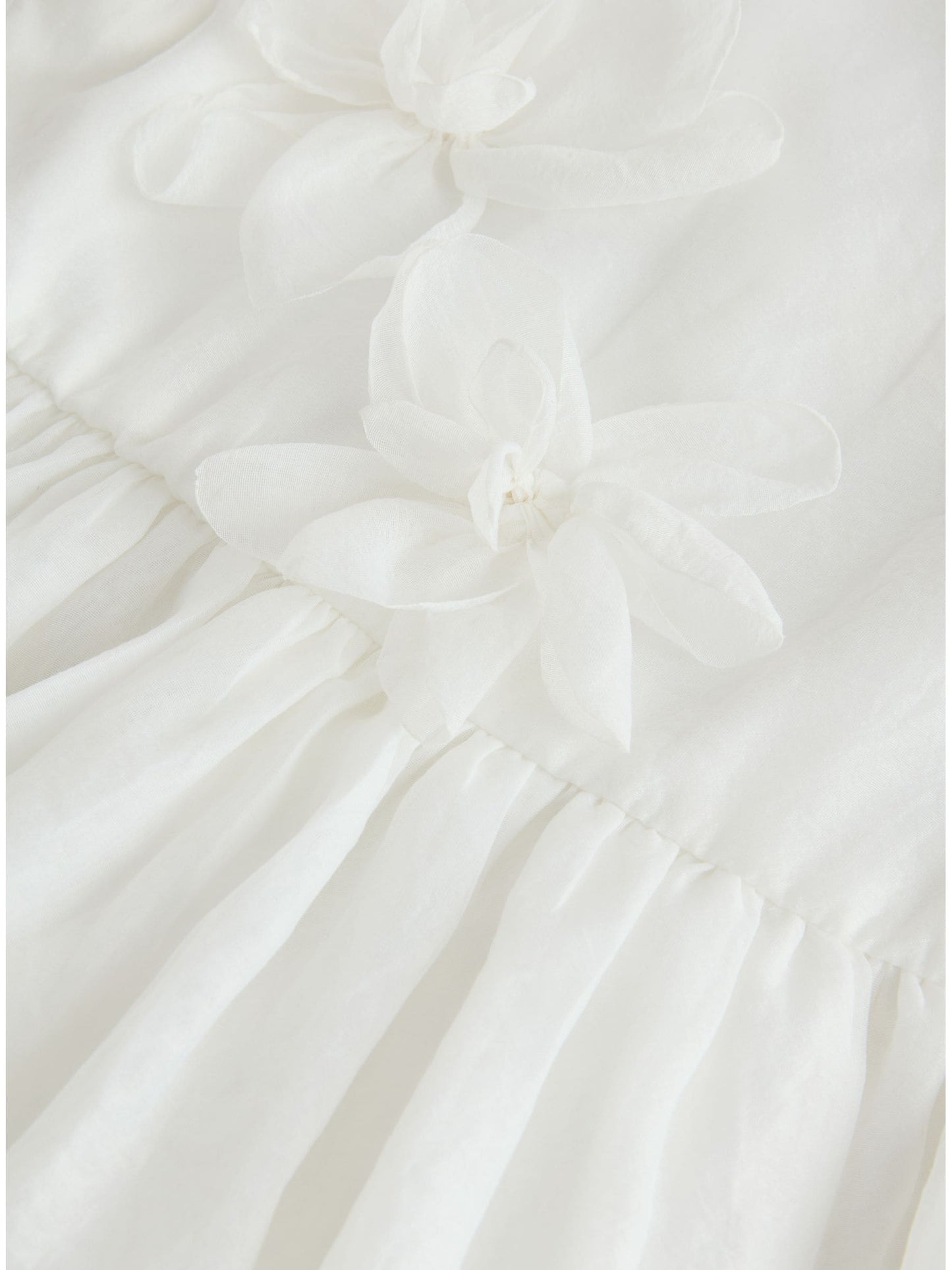 Laura Ashley Ivory Petal Flower Bridemaid Dress image 9