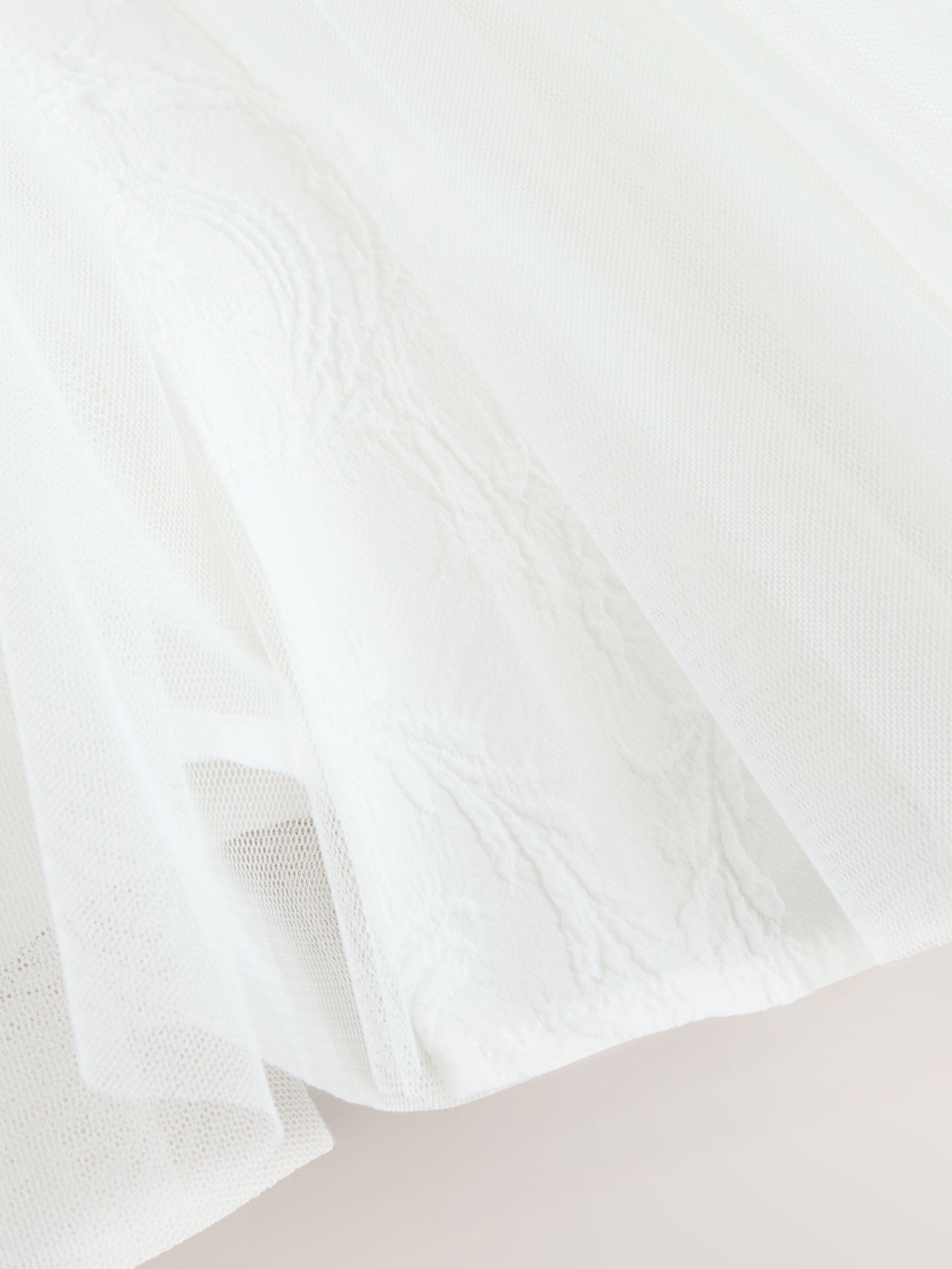 Laura Ashley Ivory Textured Godet Dress image 10