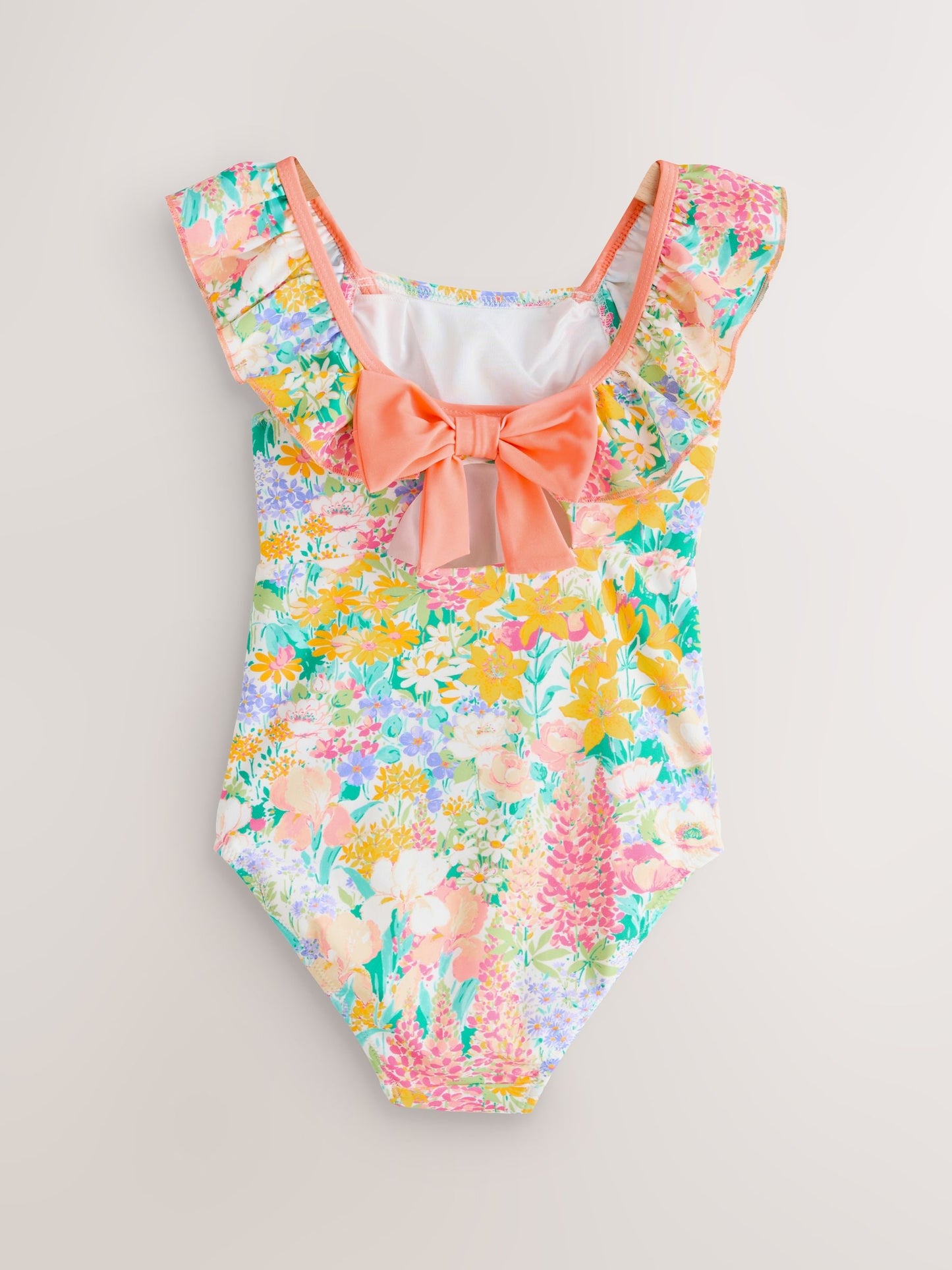 Laura Ashley Multi Everington Meadow Frill Detail Swimsuit image 2