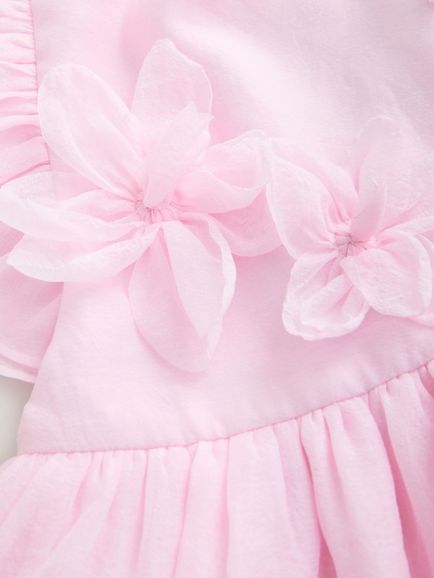 Laura Ashley Pink Petal Flower Bridemaid Dress image 8