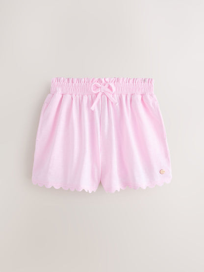Laura Ashley Pink/Blue Jersey Shorts 3 Pack image 7