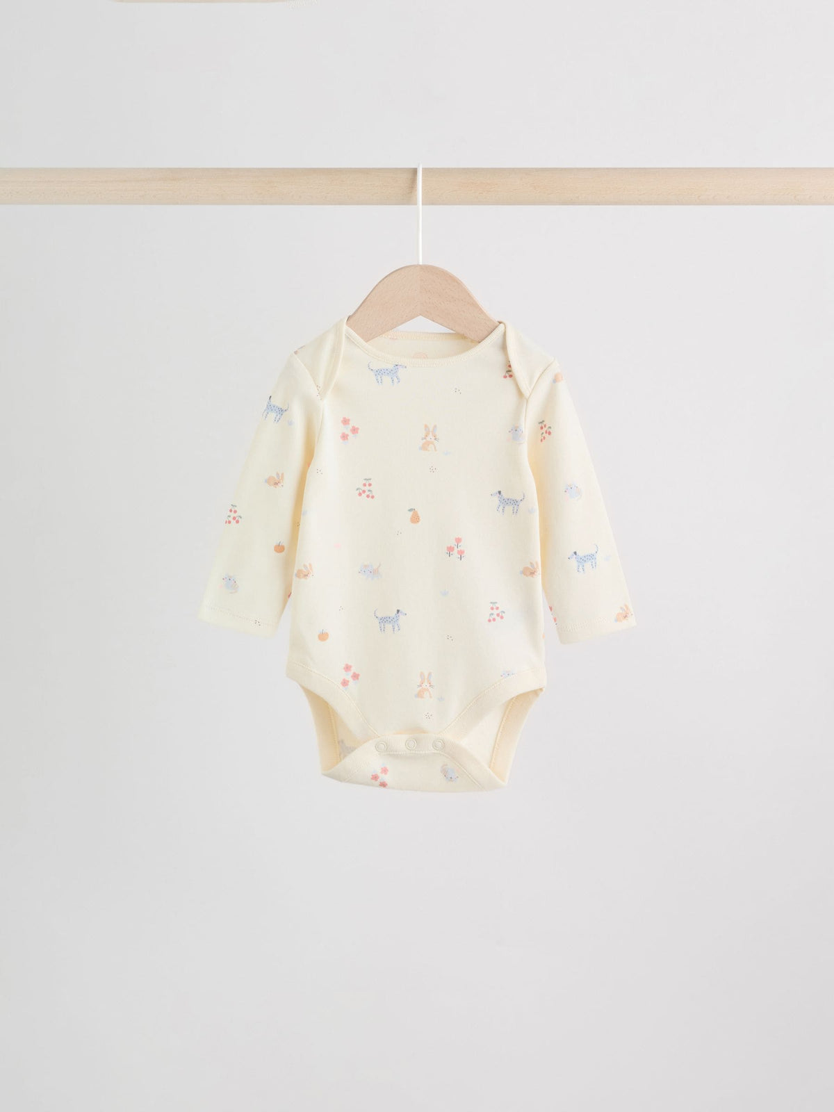 Dsiney Kidz - Multi Pastel Character 5 Pack Long Sleeve Baby Bodysuits image 3