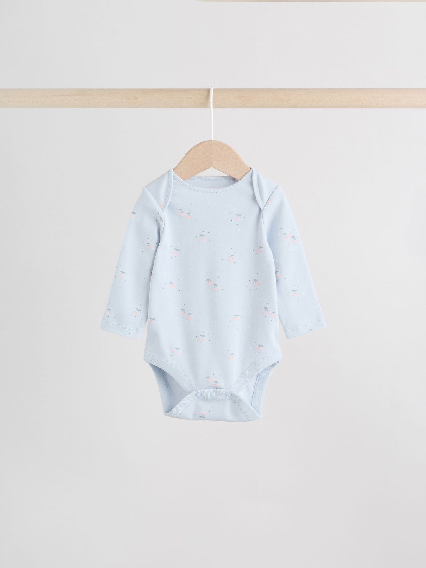 Multi Pastel Character 5 Pack Long Sleeve Baby Bodysuits image 6