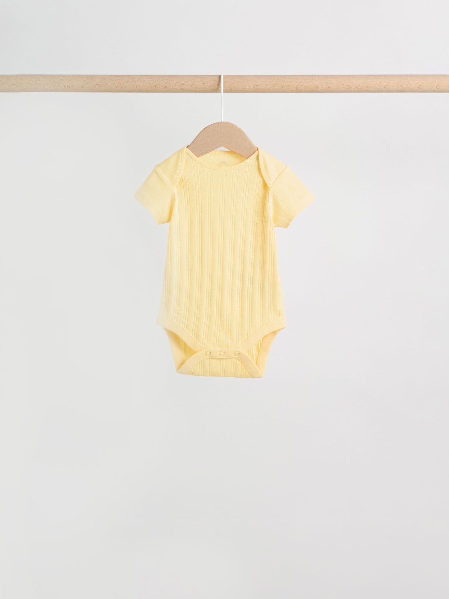 Multi Pastel 5 Pack Short Sleeve Baby Bodysuits image 5