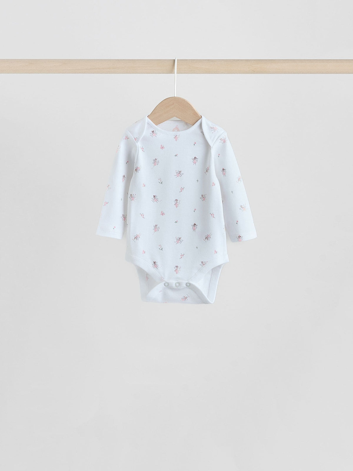 Dsiney Kidz - Pink 7 Pack Long Sleeve Baby Bodysuit image 8