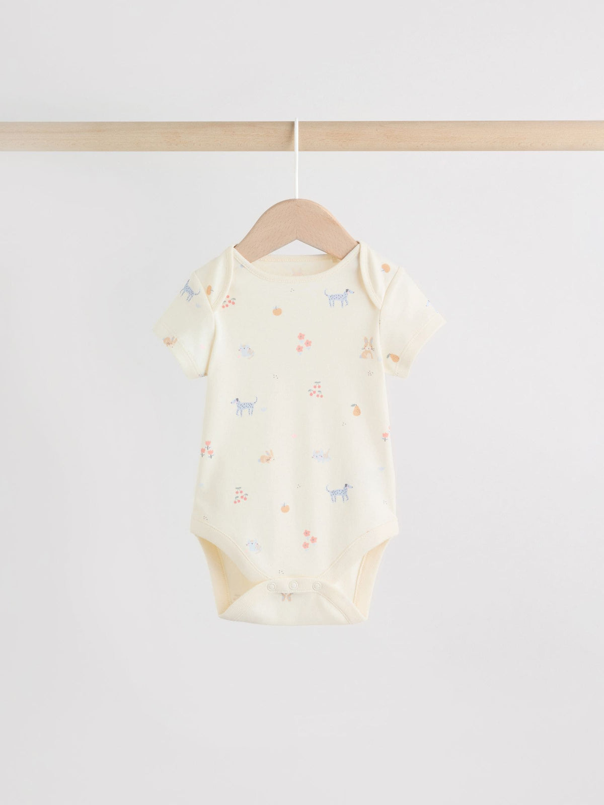 Dsiney Kidz - Multi Pastel Character 7 Pack Short Sleeve Baby Bodysuits image 3