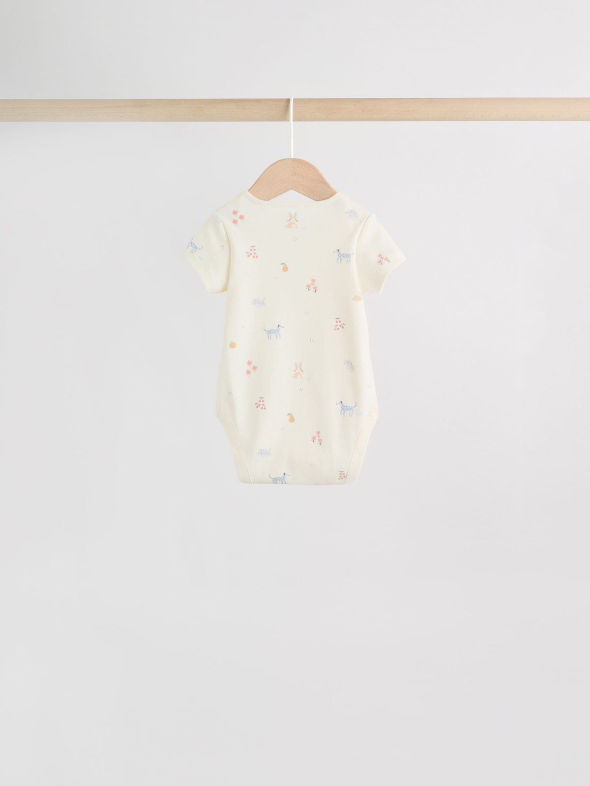 Dsiney Kidz - Multi Pastel Character 7 Pack Short Sleeve Baby Bodysuits image 4