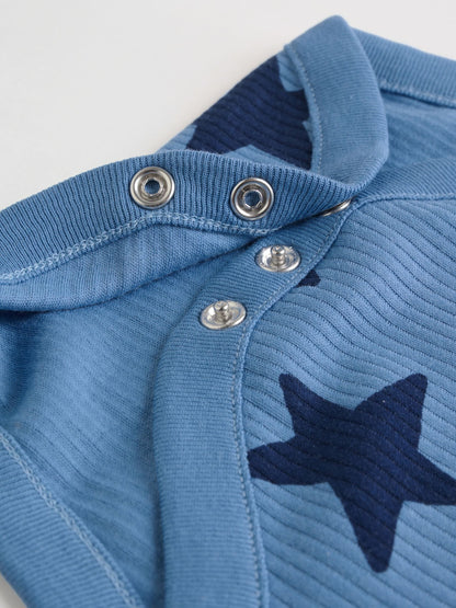 Navy Star Long Sleeve Bodysuits 5 Pack image 5