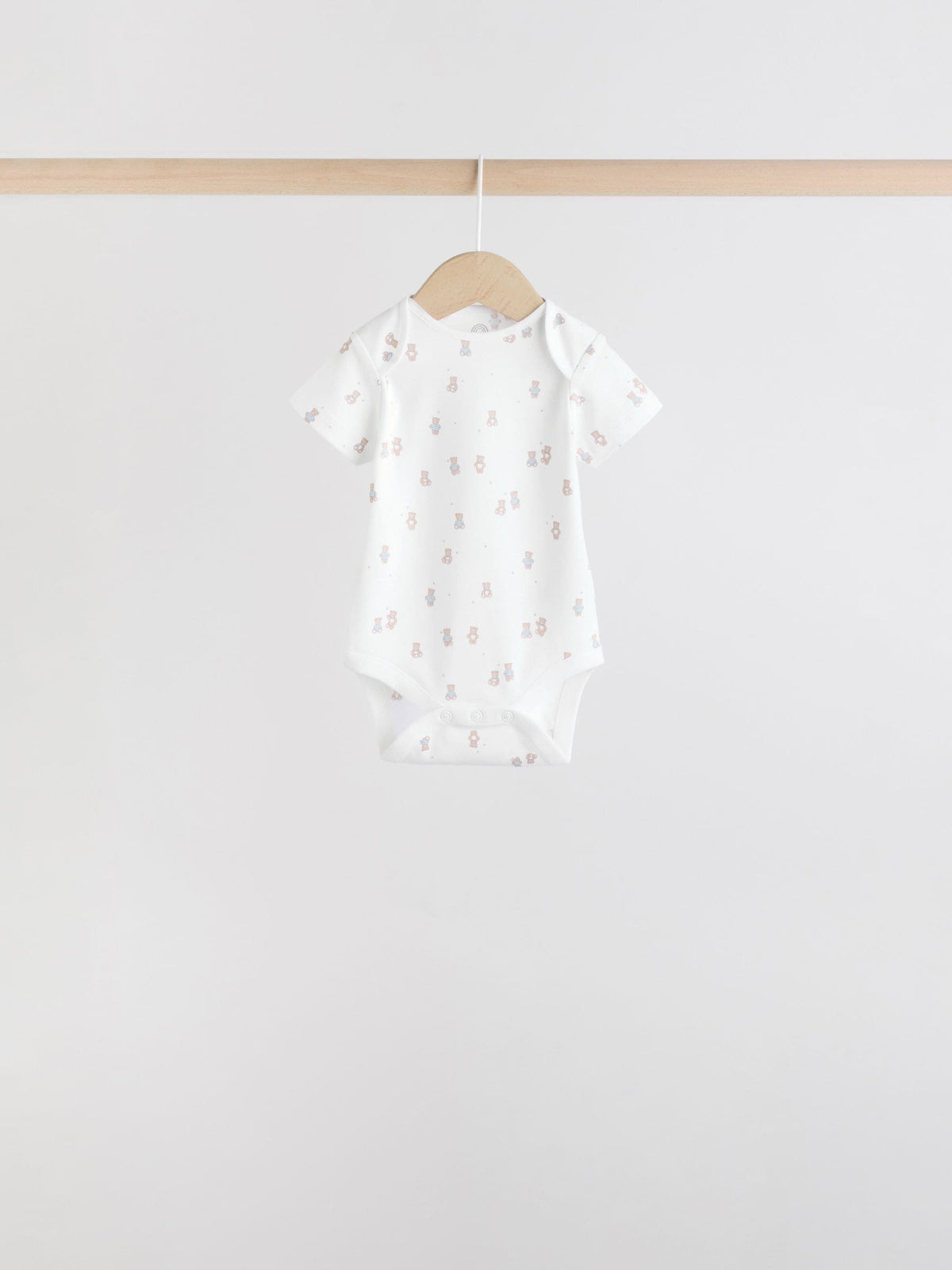 Dsiney Kidz - Blue 7 Pack Short Sleeve Baby Bear Bodysuit image 4