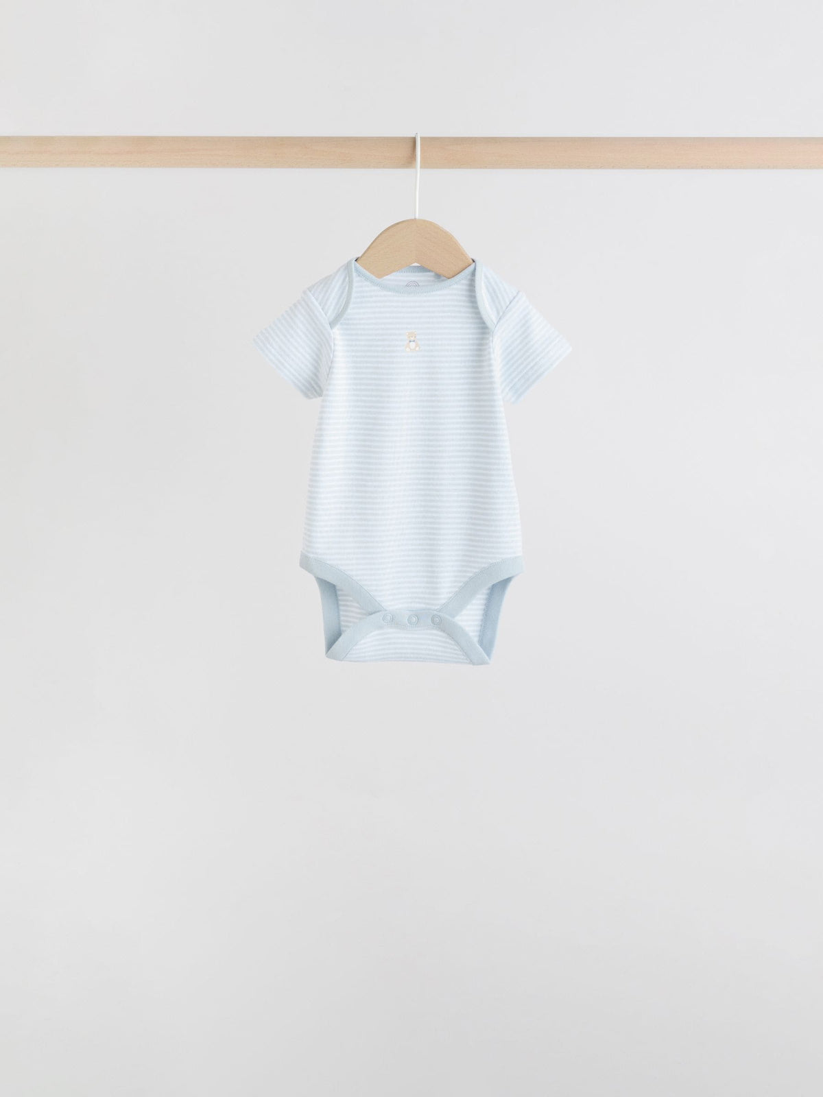 Dsiney Kidz - Blue 7 Pack Short Sleeve Baby Bear Bodysuit image 6