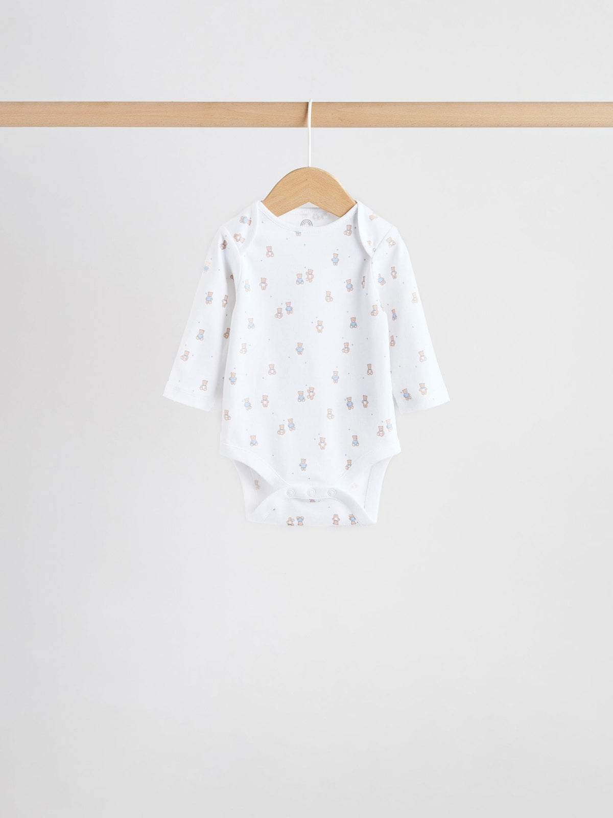 Dsiney Kidz - Blue 5 Pack Long Sleeved Baby Bear Bodysuit image 7