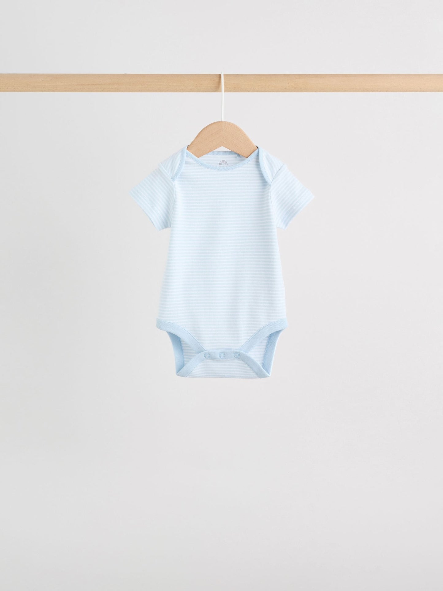 Blue 5 Pack Short Sleeve Baby Bear Bodysuit image 6