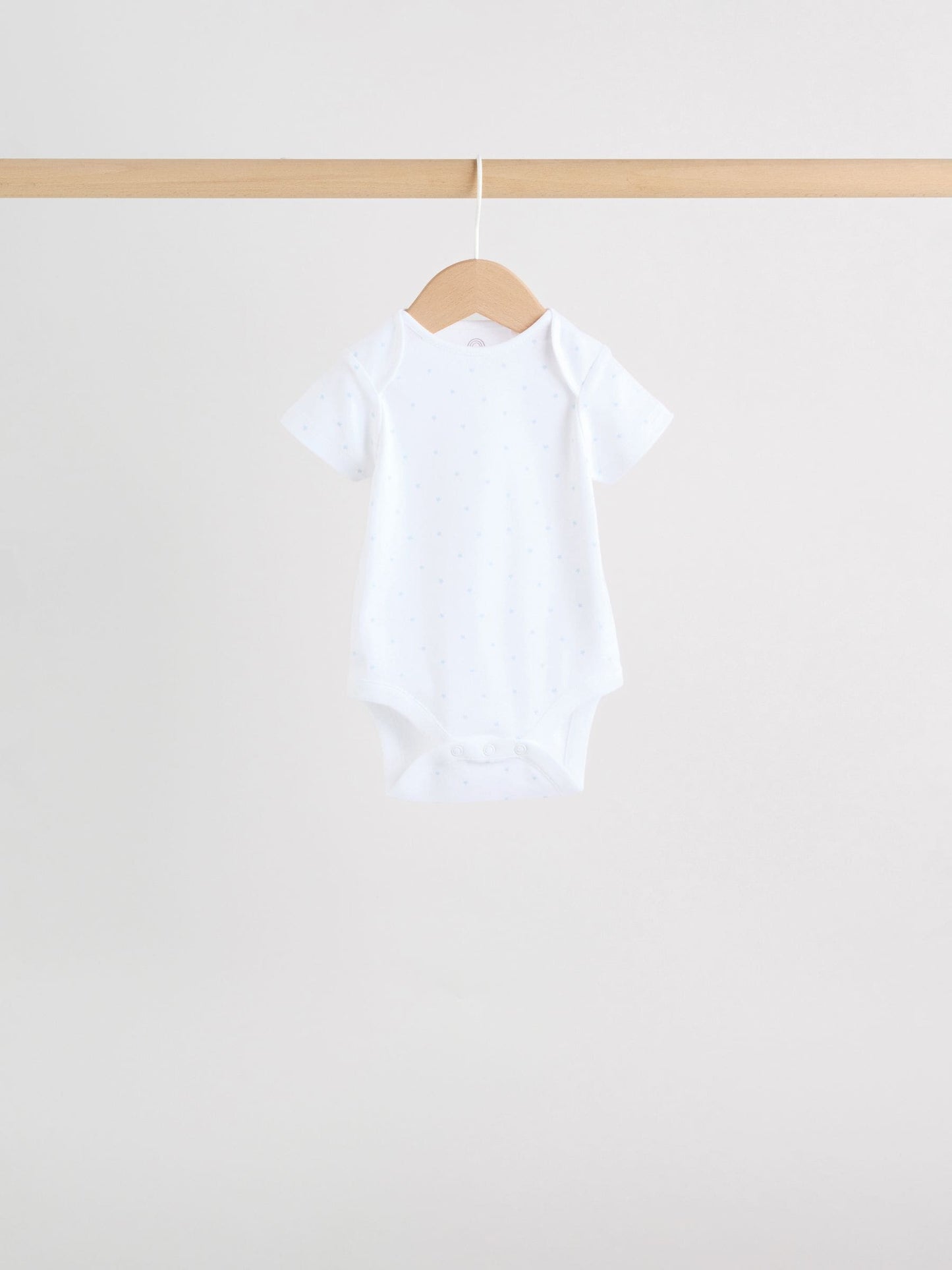 Blue 5 Pack Short Sleeve Baby Bear Bodysuit image 7
