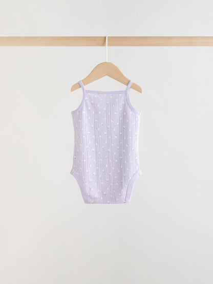 Purple Vest Baby Bodysuits 5 Pack image 4