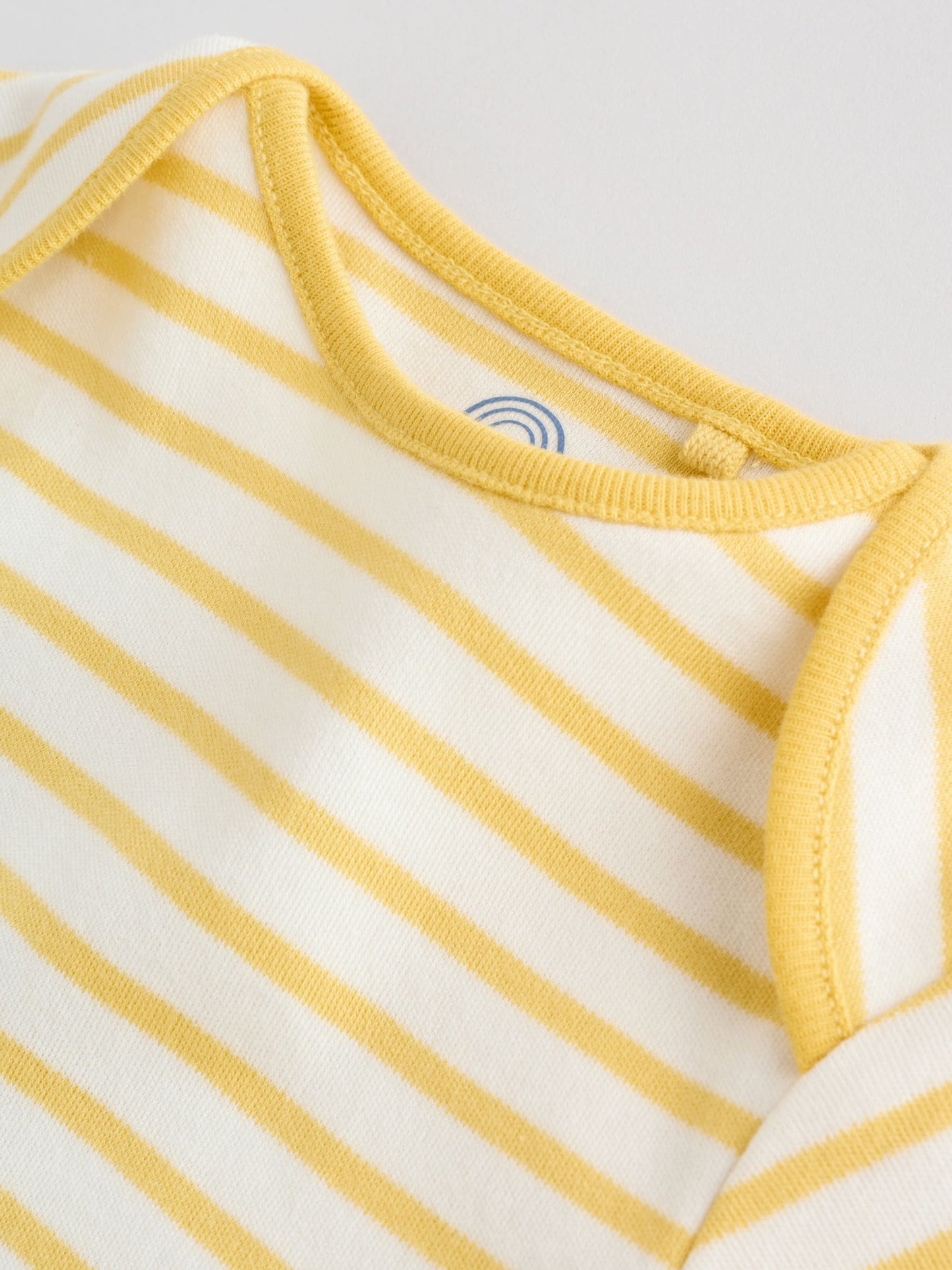 Bright Stripe Short Sleeve Baby Bodysuits 5 Pack image 4
