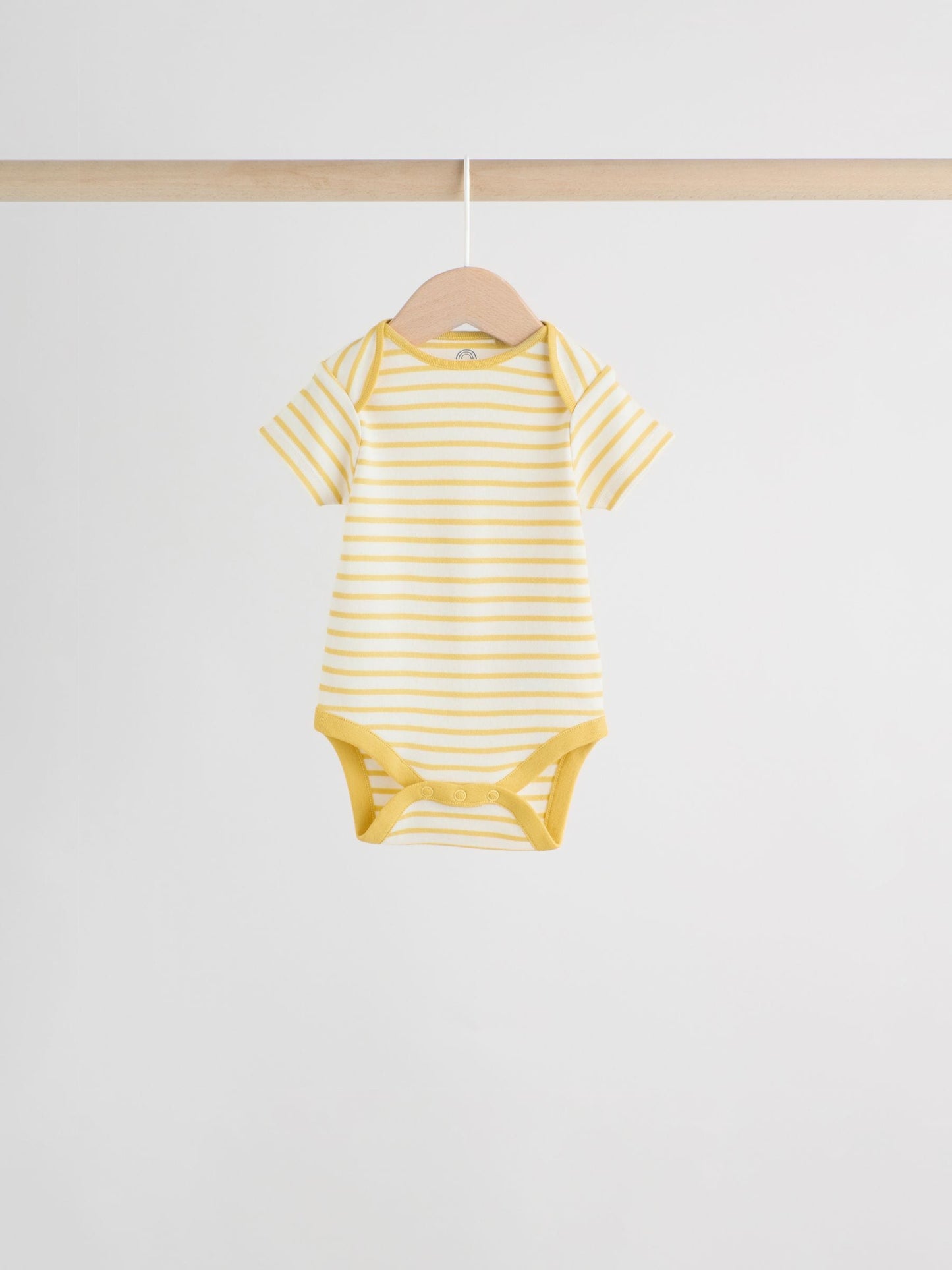 Bright Stripe Short Sleeve Baby Bodysuits 5 Pack image 9