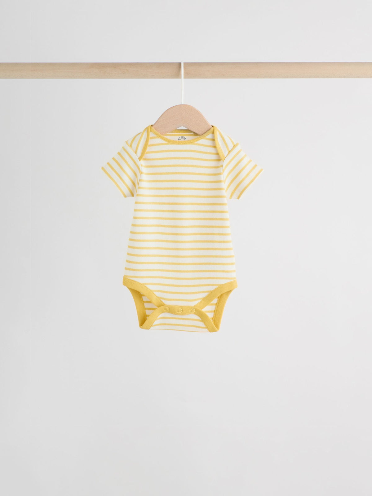 Dsiney Kidz - Bright Stripe Short Sleeve Baby Bodysuits 5 Pack image 4
