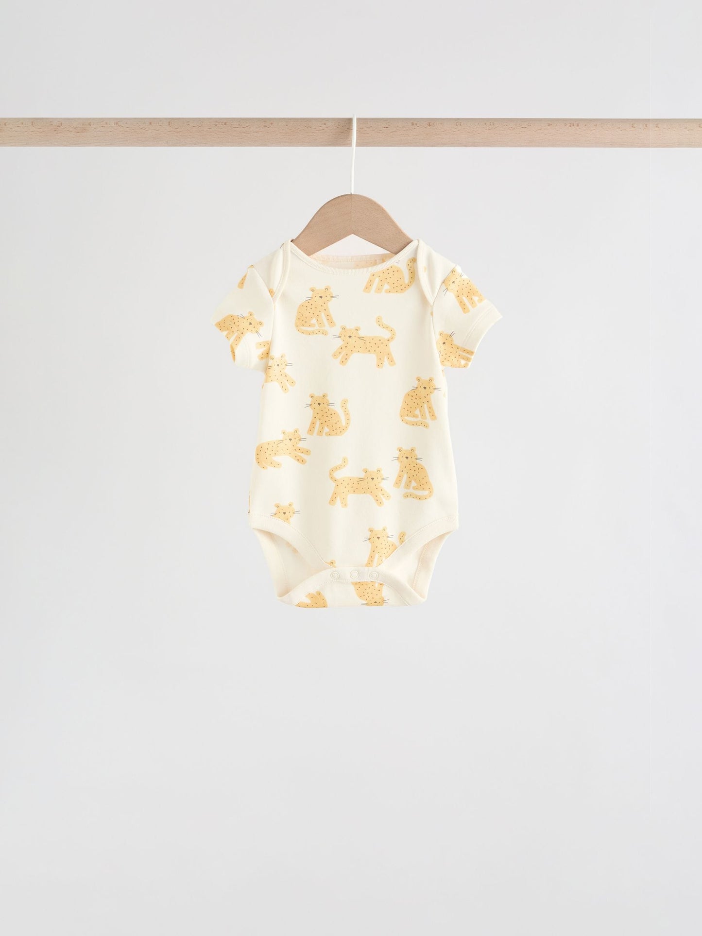 Bright Short Sleeve Baby Bodysuits 5 Pack image 5