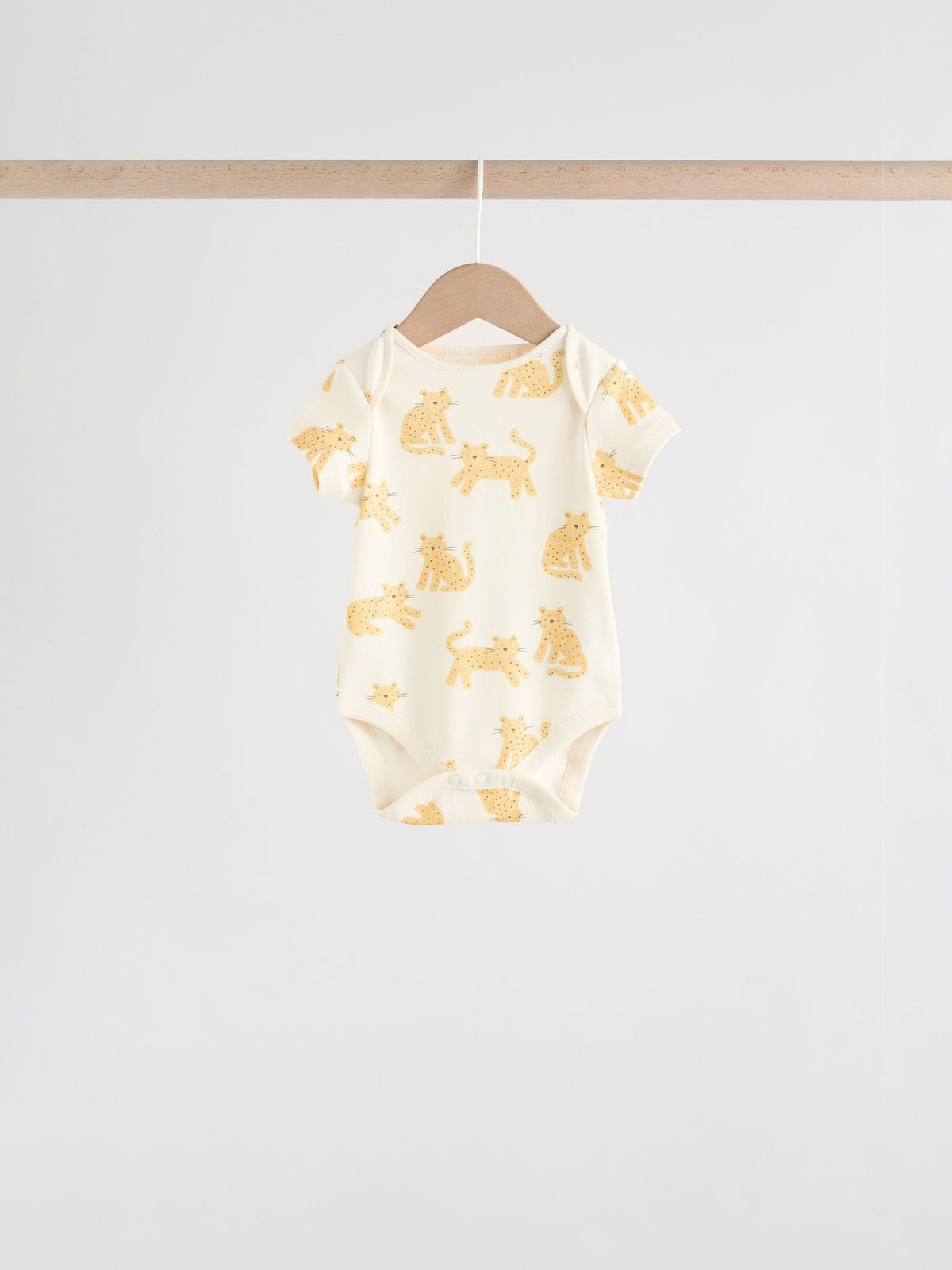 Bright Short Sleeve Baby Bodysuits 5 Pack image 5