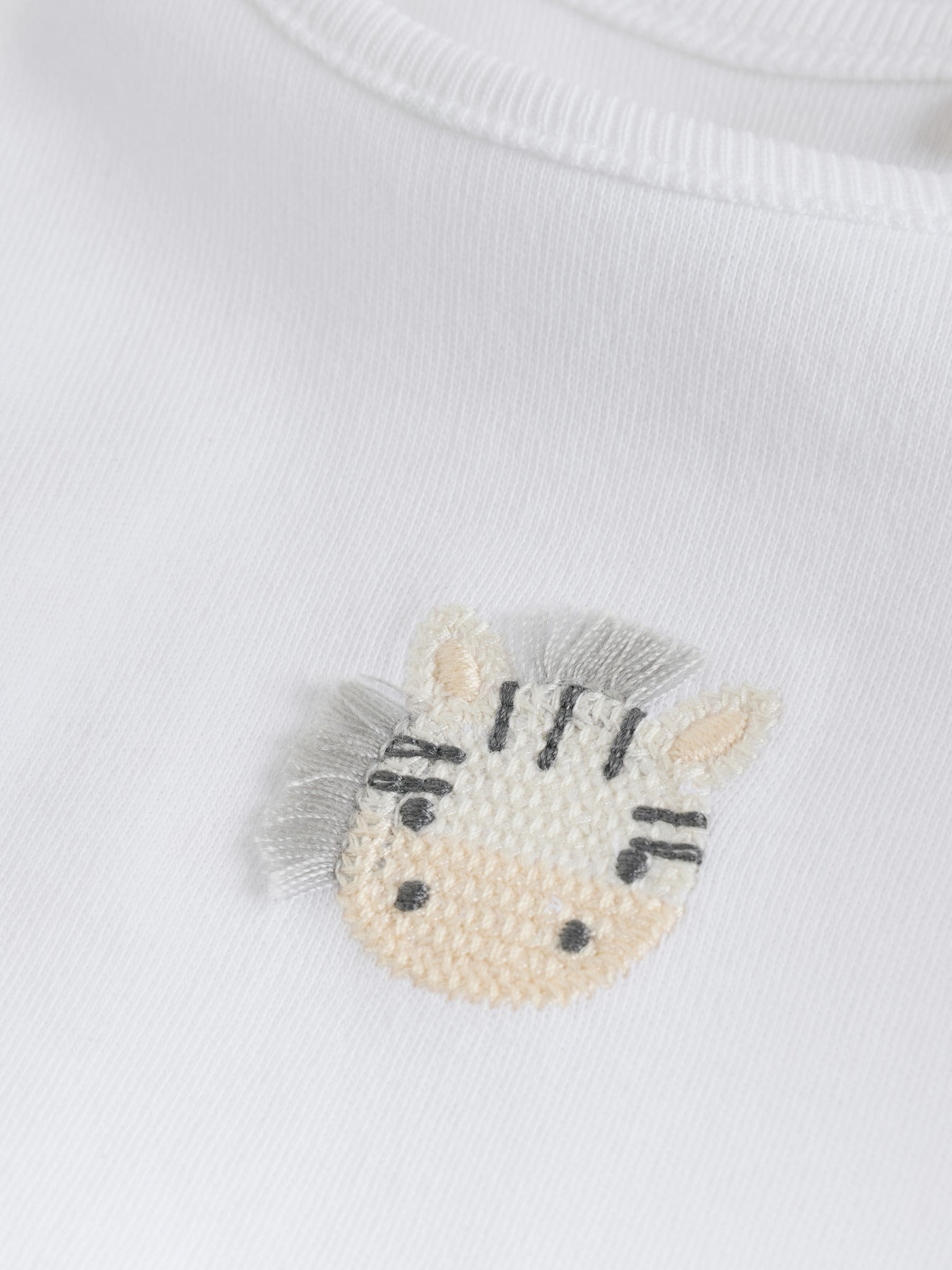 White Long Sleeve Baby Bodysuits 5 Pack image 4