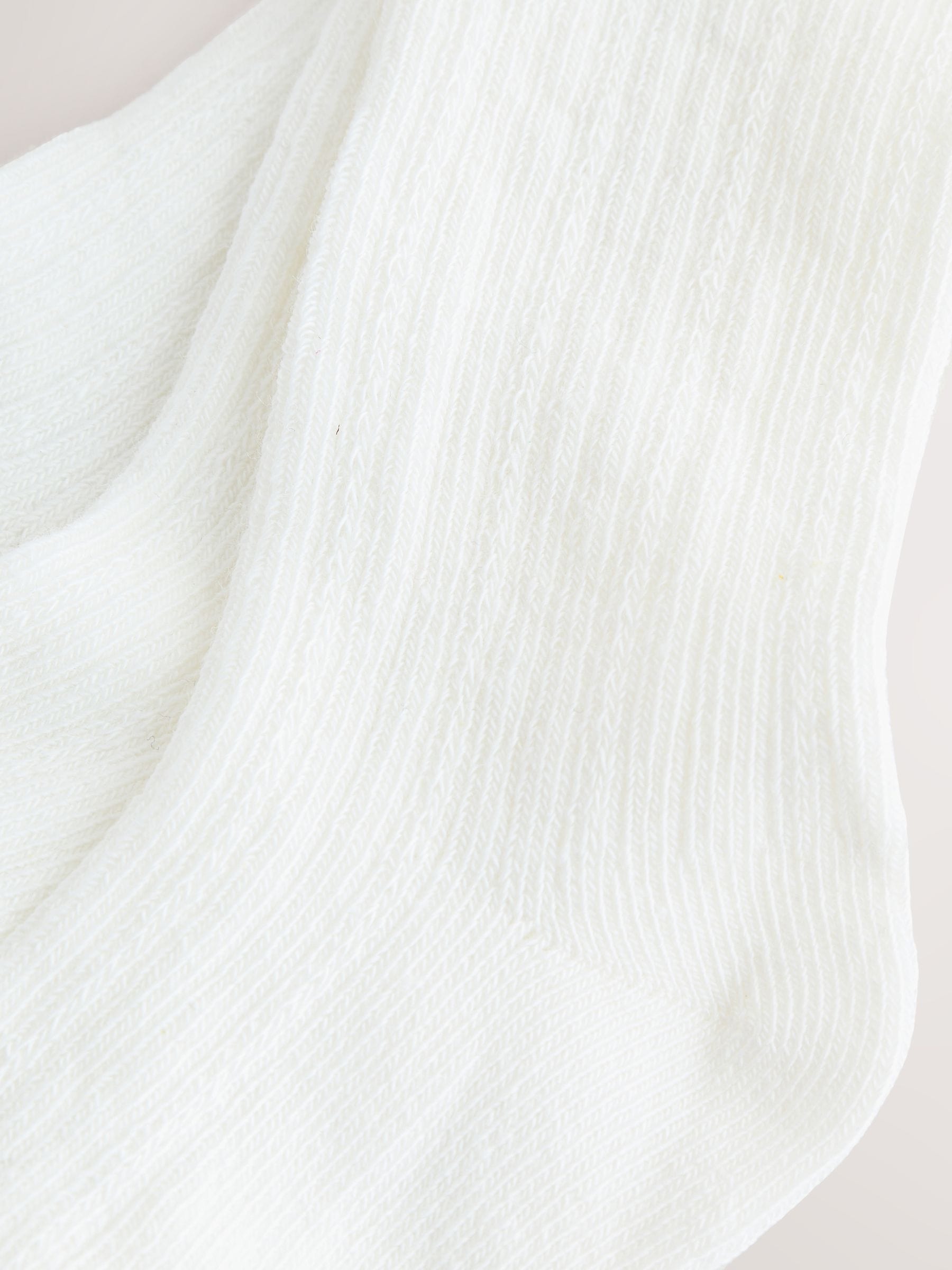 White Baby Socks 3 Pack image 3