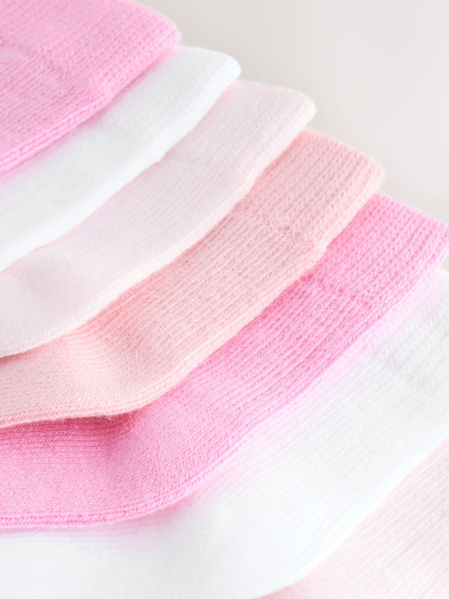 Pink Baby Socks 7 Pack image 3