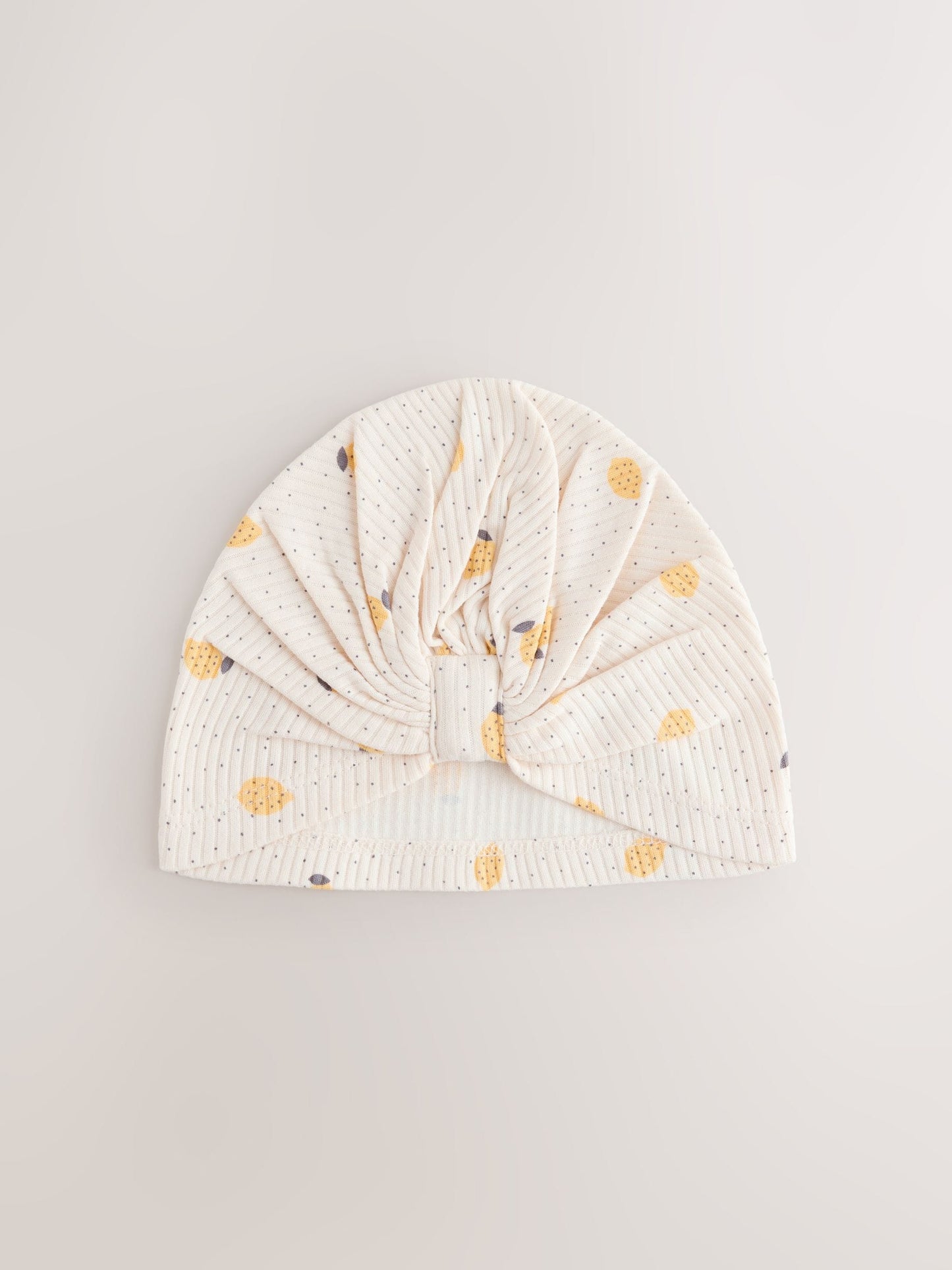 Yellow Baby Turban And Dribble Bib Set 4 Piece (0-18mths) image 3